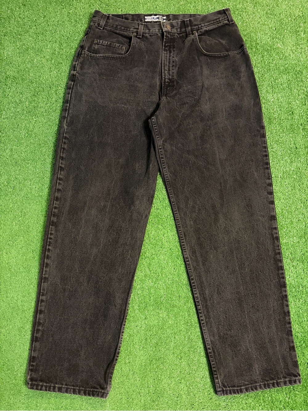 Y2K Gap Super Baggy Black Jeans 38x32